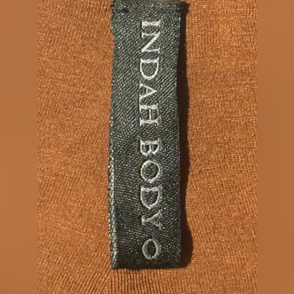 INDAH BODY || Sol Roll Band Lounge Pant in Cafe Brown - SZ 0 - Picture 3 of 5